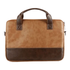 Stuffcool Lush Faux Leather Laptop Sling Bag For 14 Inch Laptop (Detachable & Adjustable Shoulder Strap, Brown) -Smart Bag Shop 194090 9 zum4xs