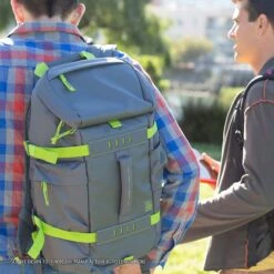 HP Odyssey Synthetic Laptop Backpack For 15.6 Inch Laptop (Scratch & Weather Resistant, Green/Gray) -Smart Bag Shop 208849 14 ctfib5