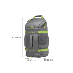HP Odyssey Synthetic Laptop Backpack For 15.6 Inch Laptop (Scratch & Weather Resistant, Green/Gray) -Smart Bag Shop 208849 2 ikmu29