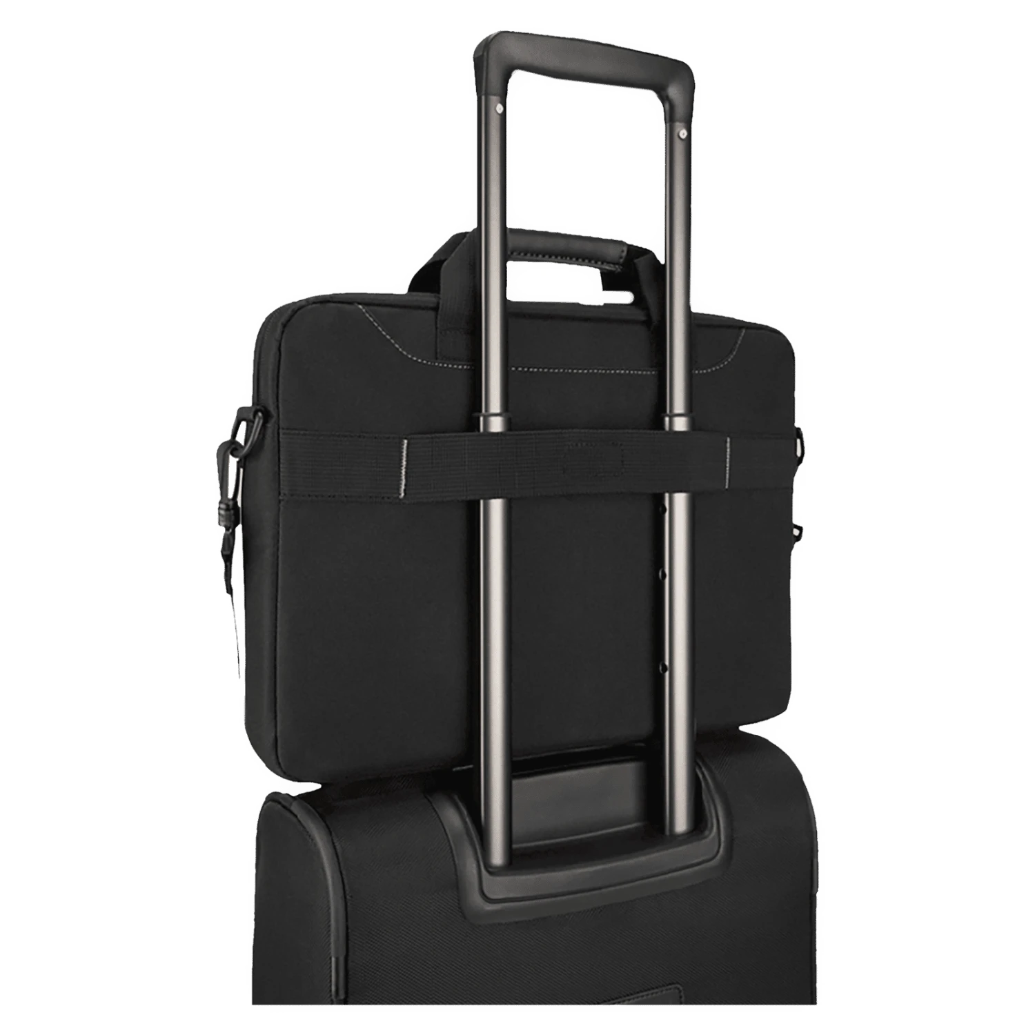 Targus Business Casual Polyester Laptop Sling Bag For 15.6 Inch Laptop (Removable & Adjustable Shoulder Strap, Black) 7 Targus Business Casual Polyester Laptop Sling Bag For 15.6 Inch Laptop (Removable & Adjustable Shoulder Strap, Black) - Image 5