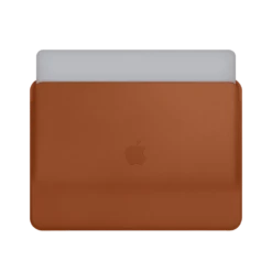 Apple Leather Laptop Sleeve For 13 Inch Laptop (Solid Design, Saddle Brown) -Smart Bag Shop 220518 10 trk5u0