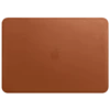 Apple Leather Laptop Sleeve For 15 Inch Laptop (Solid Design, Saddle Brown)