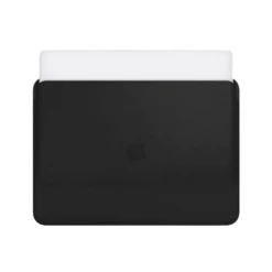 Apple Leather Laptop Sleeve For 13 Inch Laptop (Solid Design, Black) -Smart Bag Shop 220526 11 kxaphv
