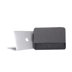 HYPHEN ESSE 301 Fabric, Polyester Laptop Sleeve For 13.3 Inch Laptop (Stylish Design With Carry Strap, Black) -Smart Bag Shop 231007 12 pbidai