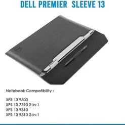 DELL Premier PE1320V Leather, Polyester Laptop Sleeve For 13 Inch Laptop (23 L, Water Resistant, Black/Grey) 17 DELL Premier PE1320V Leather, Polyester Laptop Sleeve For 13 Inch Laptop (23 L, Water Resistant, Black/Grey) -Smart Bag Shop 231375 10 cwddla