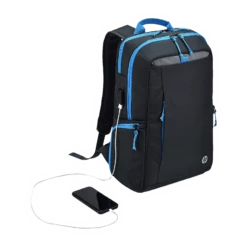 HP Lightweight 500 Polyester Laptop Backpack For 15.6 Inch Laptop (17 L, Pass-Through Cable Port, Black) -Smart Bag Shop 231677 6 t3mfaf