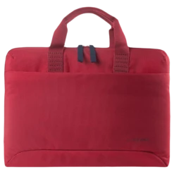 TUCANO Smilza Recycled Plastic, Neoprene Laptop Sleeve For 13 & 14 Inch Laptop (Super Slim, Red)