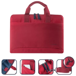 TUCANO Smilza Recycled Plastic, Neoprene Laptop Sleeve For 13 & 14 Inch Laptop (Super Slim, Red) 16 TUCANO Smilza Recycled Plastic, Neoprene Laptop Sleeve For 13 & 14 Inch Laptop (Super Slim, Red) -Smart Bag Shop 232393 10 hrj7ro