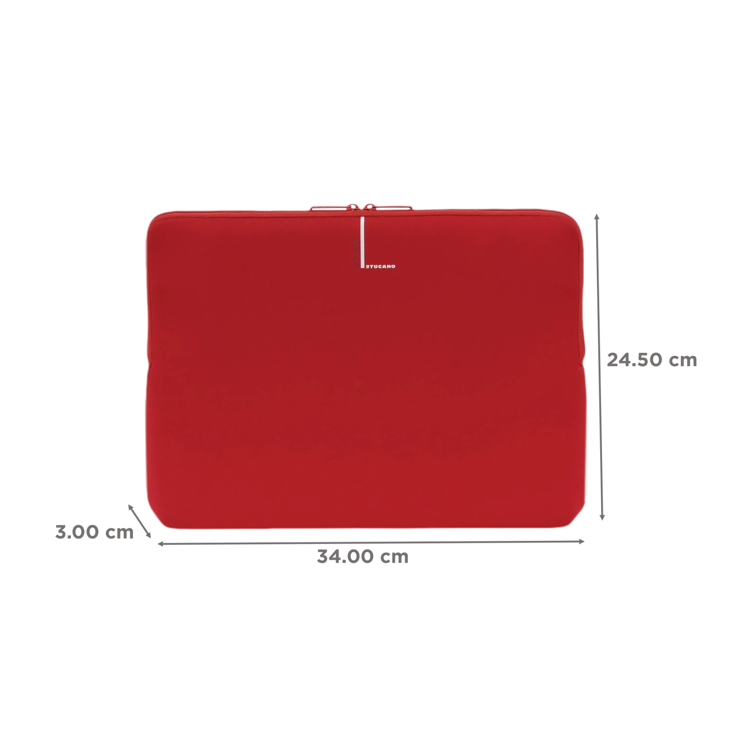 TUCANO Colore Neoprene Laptop Sleeve For 13 & 14 Inch Laptop (Anti-Slip System, Red) 4 TUCANO Colore Neoprene Laptop Sleeve For 13 & 14 Inch Laptop (Anti-Slip System, Red) - Image 2
