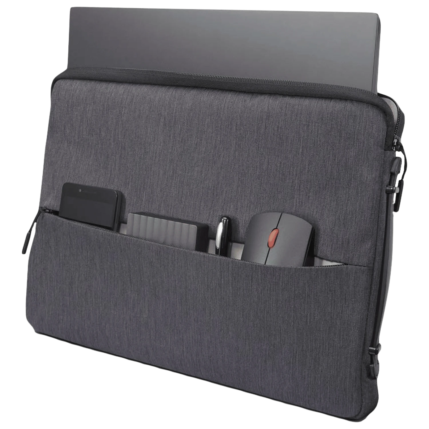 Lenovo Urban Polyester Laptop Sleeve For 14 Inch Laptop (Water Resistant, Charcoal Grey) 10 Lenovo Urban Polyester Laptop Sleeve For 14 Inch Laptop (Water Resistant, Charcoal Grey) - Image 8