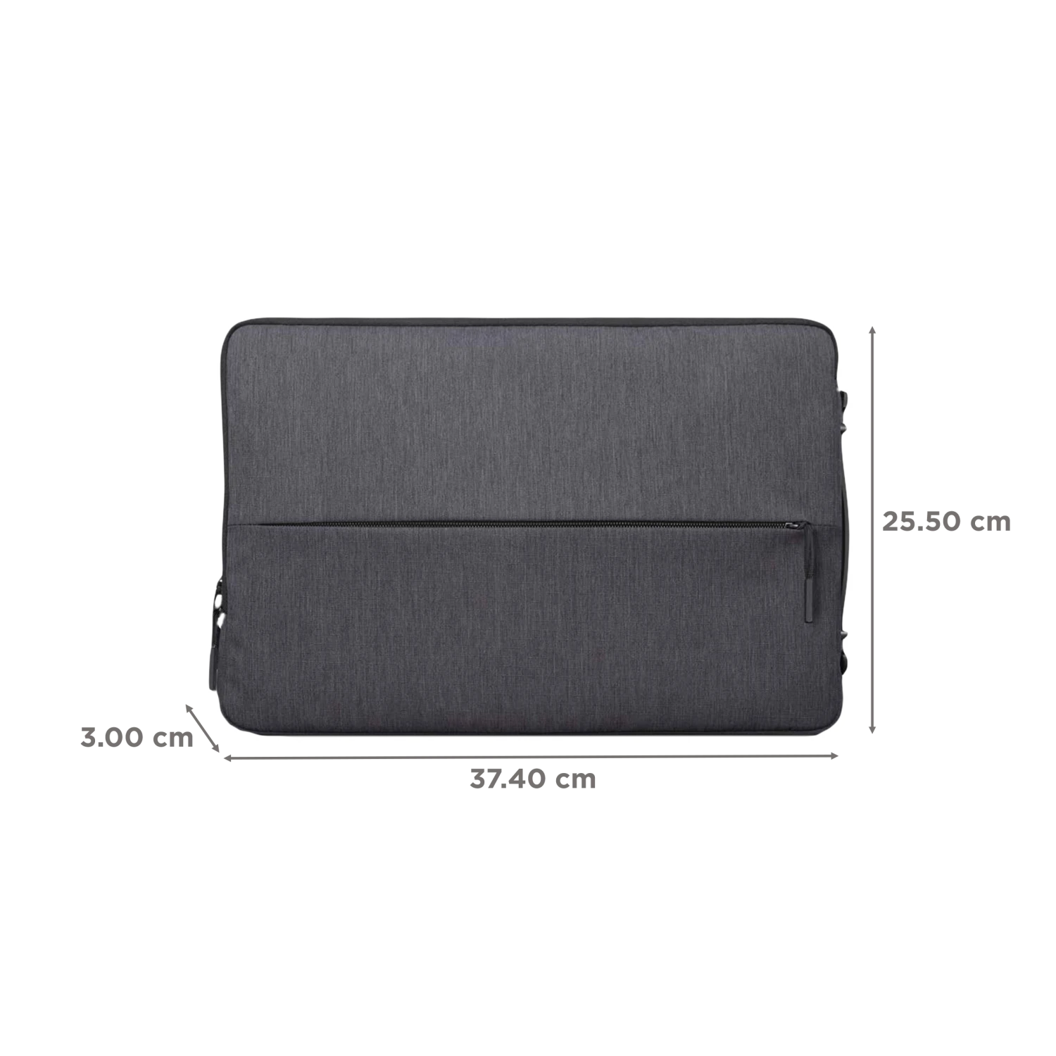 Lenovo Urban Polyester Laptop Sleeve For 14 Inch Laptop (Water Resistant, Charcoal Grey) 4 Lenovo Urban Polyester Laptop Sleeve For 14 Inch Laptop (Water Resistant, Charcoal Grey) - Image 2
