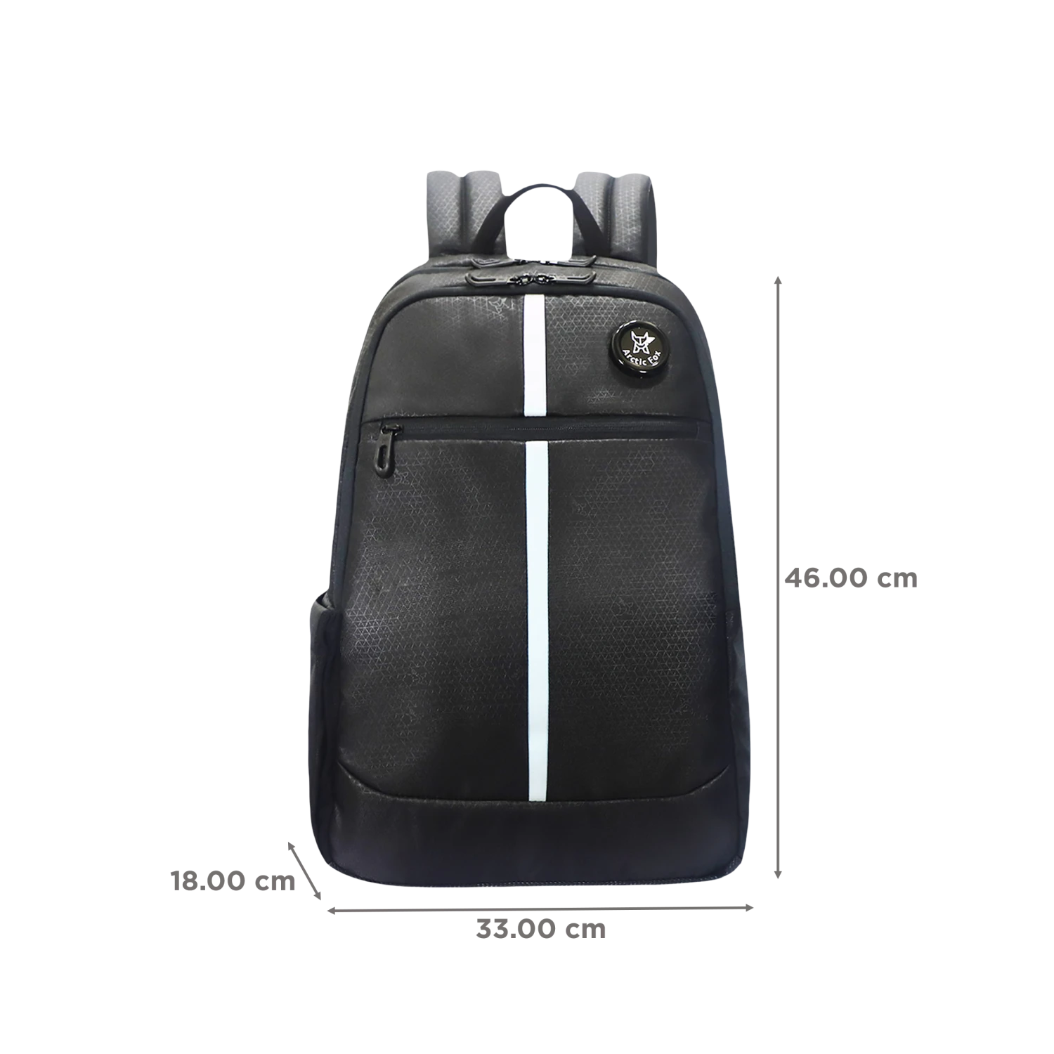 Arctic Fox Chrome Polyester Laptop Backpack For 15 Inch Laptop (27 L, Water Repellent, Black) 5 Arctic Fox Chrome Polyester Laptop Backpack For 15 Inch Laptop (27 L, Water Repellent, Black) - Image 3