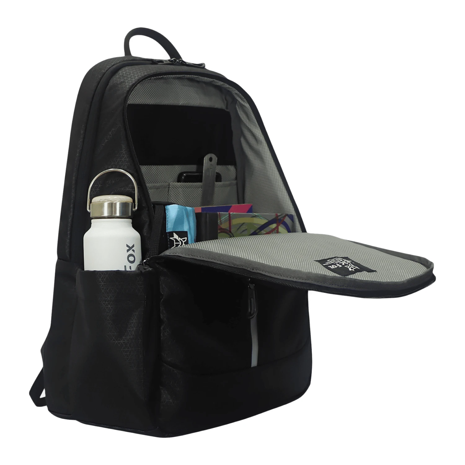 Arctic Fox Chrome Polyester Laptop Backpack For 15 Inch Laptop (27 L, Water Repellent, Black) 7 Arctic Fox Chrome Polyester Laptop Backpack For 15 Inch Laptop (27 L, Water Repellent, Black) - Image 5