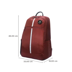 Arctic Fox Chrome Polyester Laptop Backpack For 15.6 Inch Laptop (27 L, Water Repellent, Tawny Port) -Smart Bag Shop 235433 2 knmfq3