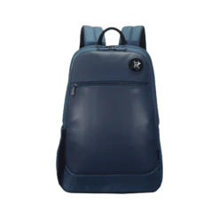 Arctic Fox Zinc Polyester, Leather Laptop Backpack For 15 Inch Laptop (27 L, Water Repellent, Deep Dive)