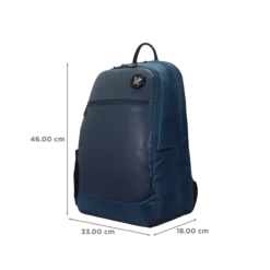 Arctic Fox Zinc Polyester, Leather Laptop Backpack For 15 Inch Laptop (27 L, Water Repellent, Deep Dive) -Smart Bag Shop 235435 2 cu6ir2