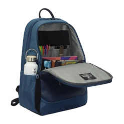 Arctic Fox Zinc Polyester, Leather Laptop Backpack For 15 Inch Laptop (27 L, Water Repellent, Deep Dive) -Smart Bag Shop 235435 4 zev2eq