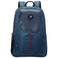 Arctic Fox Shield Polyester, Leather Laptop Backpack For 15 Inch Laptop (30 L, Water Resistant, Deep Dive)