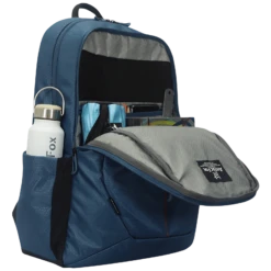 Arctic Fox Shield Polyester, Leather Laptop Backpack For 15 Inch Laptop (30 L, Water Resistant, Deep Dive) -Smart Bag Shop 235481 4 f7udjn