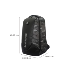 Arctic Fox New Anti-Theft Alarm Polyester, Leather Laptop Backpack For 15.5 Inch Laptop (36 L, USB Charging Port, Camo Black) -Smart Bag Shop 235482 2 jfi98r