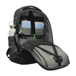 Arctic Fox New Anti-Theft Alarm Polyester, Leather Laptop Backpack For 15.5 Inch Laptop (36 L, USB Charging Port, Camo Black) -Smart Bag Shop 235482 4 wlsy6h