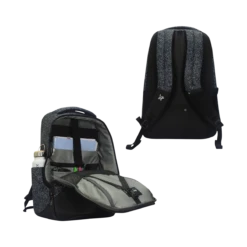 Arctic Fox Alarm Anti-Theft Polyester, Leather Laptop Backpack For 15.5 Inch Laptop (36 L, USB Charging Port, Glitch Black) -Smart Bag Shop 235483 12 tladhm