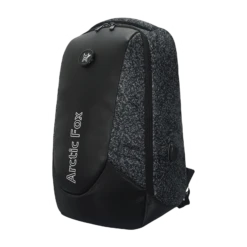 Arctic Fox Alarm Anti-Theft Polyester, Leather Laptop Backpack For 15.5 Inch Laptop (36 L, USB Charging Port, Glitch Black) -Smart Bag Shop 235483 6 dxqcfp