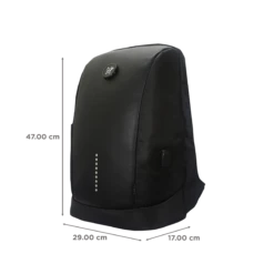 Arctic Fox Slope Anti-Theft Polyester, Leather Laptop Backpack For 15.5 Inch Laptop (23 L, USB Charging Port, Black) -Smart Bag Shop 235485 2 opsdcf