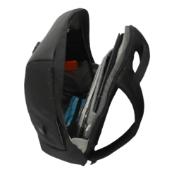 Arctic Fox Slope Anti-Theft Polyester, Leather Laptop Backpack For 15.5 Inch Laptop (23 L, USB Charging Port, Black) -Smart Bag Shop 235485 4 v15uxy