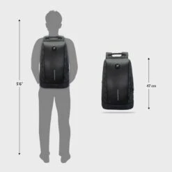 Arctic Fox Slope Anti-Theft Polyester, Leather Laptop Backpack For 15.5 Inch Laptop (23 L, USB Charging Port, Camo Black) -Smart Bag Shop 235486 12 ifj0sv