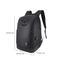 Arctic Fox Joker Anti-Theft Polyester, Leather Laptop Backpack For 15.5 Inch Laptop (23 L, USB Charging Port, Black) -Smart Bag Shop 235492 2 tzrcbu