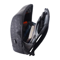 Arctic Fox Joker Anti-Theft Polyester, Leather Laptop Backpack For 15.5 Inch Laptop (23 L, USB Charging Port, Black) -Smart Bag Shop 235492 7 jpfpdm