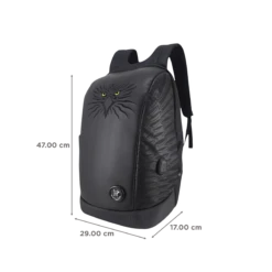 Arctic Fox Griffin Anti-Theft Polyester, Leather Laptop Backpack For 15.5 Inch Laptop (23 L, USB Charging Port, Black) -Smart Bag Shop 235494 2 uaschf