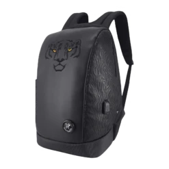 Arctic Fox Predator Anti-Theft Polyester, Leather Laptop Backpack For 15.5 Inch Laptop (23 L, USB Charging Port, Black) -Smart Bag Shop 235495 6 ooowls