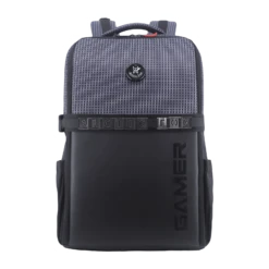 Arctic Fox New Personalized Gamer Polyester Laptop Backpack For 17.5 Inch Laptop (34 L, Water Repellent, Black)