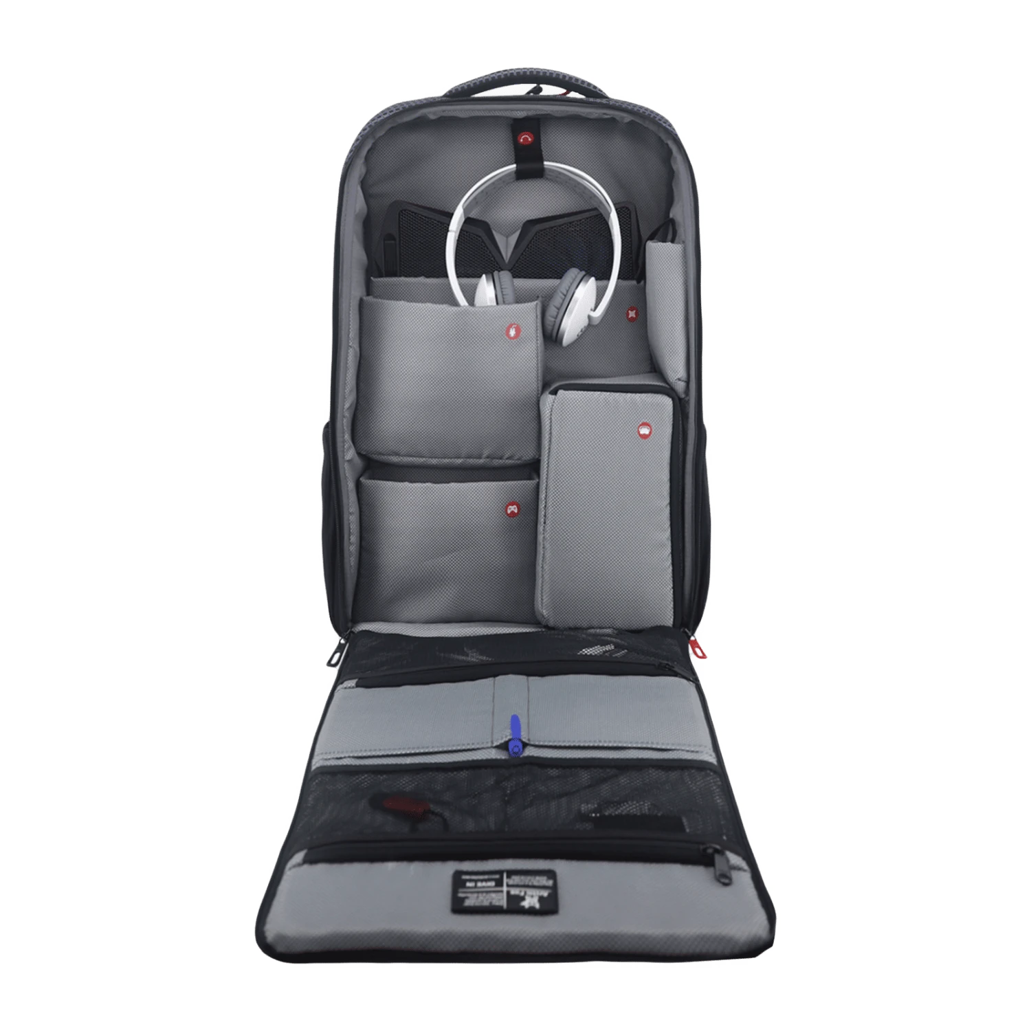 Arctic Fox New Personalized Gamer Polyester Laptop Backpack For 17.5 Inch Laptop (34 L, Water Repellent, Black) 7 Arctic Fox New Personalized Gamer Polyester Laptop Backpack For 17.5 Inch Laptop (34 L, Water Repellent, Black) - Image 5