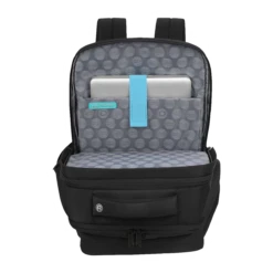 Carlton Dorset 02 Nylon Laptop Backpack For 16 Inch Laptop (25 L, With Rain Cover, Midnight Black) -Smart Bag Shop 237958 7 eg4fpb