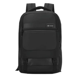 Carlton Dorset 03 Nylon Laptop Backpack For 17 Inch Laptop (27 L, With Rain Cover, Midnight Black)