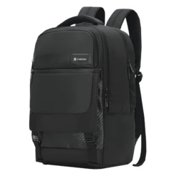 Carlton Dorset 03 Nylon Laptop Backpack For 17 Inch Laptop (27 L, With Rain Cover, Midnight Black) -Smart Bag Shop 237959 12 lgca06