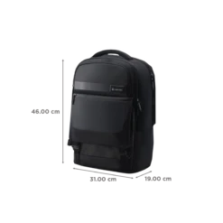 Carlton Dorset 03 Nylon Laptop Backpack For 17 Inch Laptop (27 L, With Rain Cover, Midnight Black) -Smart Bag Shop 237959 2 bjekmz
