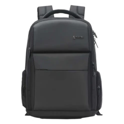 Carlton Dorset 05 Polyester Laptop Backpack For 17 Inch Laptop (28 L, With Rain Cover, Matte Black)