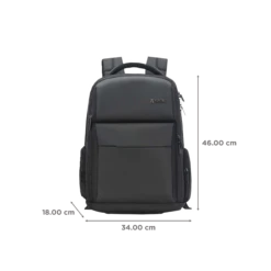 Carlton Dorset 05 Polyester Laptop Backpack For 17 Inch Laptop (28 L, With Rain Cover, Matte Black) 10 Carlton Dorset 05 Polyester Laptop Backpack For 17 Inch Laptop (28 L, With Rain Cover, Matte Black) -Smart Bag Shop 237961 2 vdgx2c