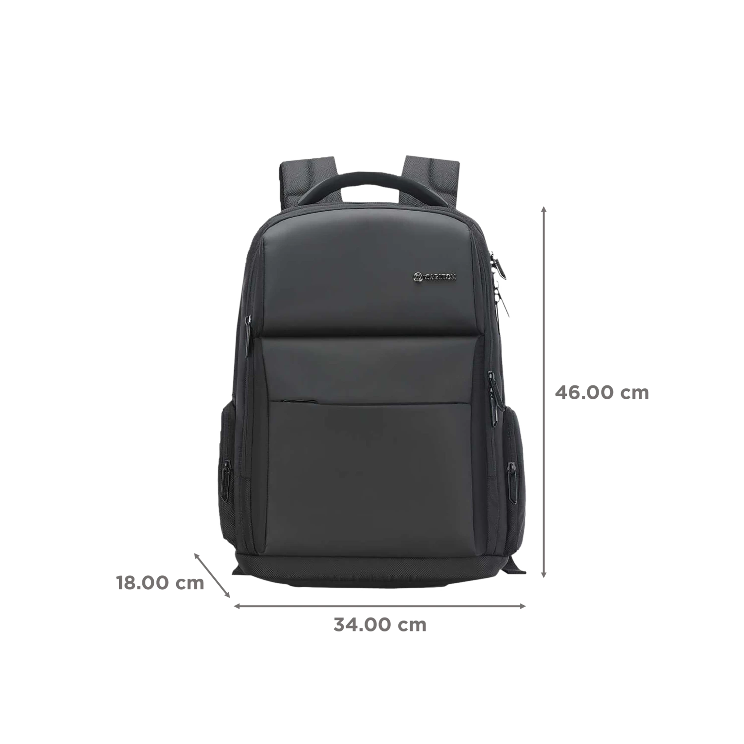 Carlton Dorset 05 Polyester Laptop Backpack For 17 Inch Laptop (28 L, With Rain Cover, Matte Black) 5 Carlton Dorset 05 Polyester Laptop Backpack For 17 Inch Laptop (28 L, With Rain Cover, Matte Black) - Image 3