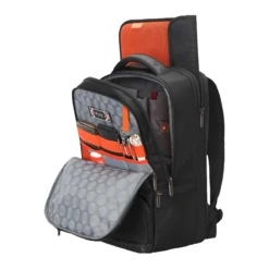 Carlton Hampshire 01 Nylon Laptop Backpack For 16 Inch Laptop (26 L, Ergo Foam Back, Ferrous Black) -Smart Bag Shop 237962 12 zearox