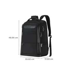 Carlton Hampshire 01 Nylon Laptop Backpack For 16 Inch Laptop (26 L, Ergo Foam Back, Ferrous Black) -Smart Bag Shop 237962 2 ccvcm6