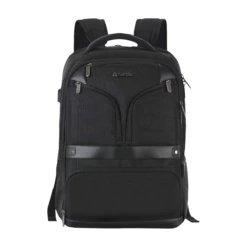 Carlton Hampshire 03 Nylon Laptop Backpack For 16 Inch Laptop (26 L, Ergo Foam Back, Ferrous Black)