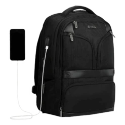 Carlton Hampshire 03 Nylon Laptop Backpack For 16 Inch Laptop (26 L, Ergo Foam Back, Ferrous Black) -Smart Bag Shop 237964 13 ojlqza