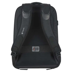 Carlton Hampshire 03 Nylon Laptop Backpack For 16 Inch Laptop (26 L, Ergo Foam Back, Ferrous Black) -Smart Bag Shop 237964 3 gjts8s