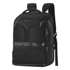 Carlton Hampshire 03 Nylon Laptop Backpack For 16 Inch Laptop (26 L, Ergo Foam Back, Ferrous Black) -Smart Bag Shop 237964 6 yihqsp