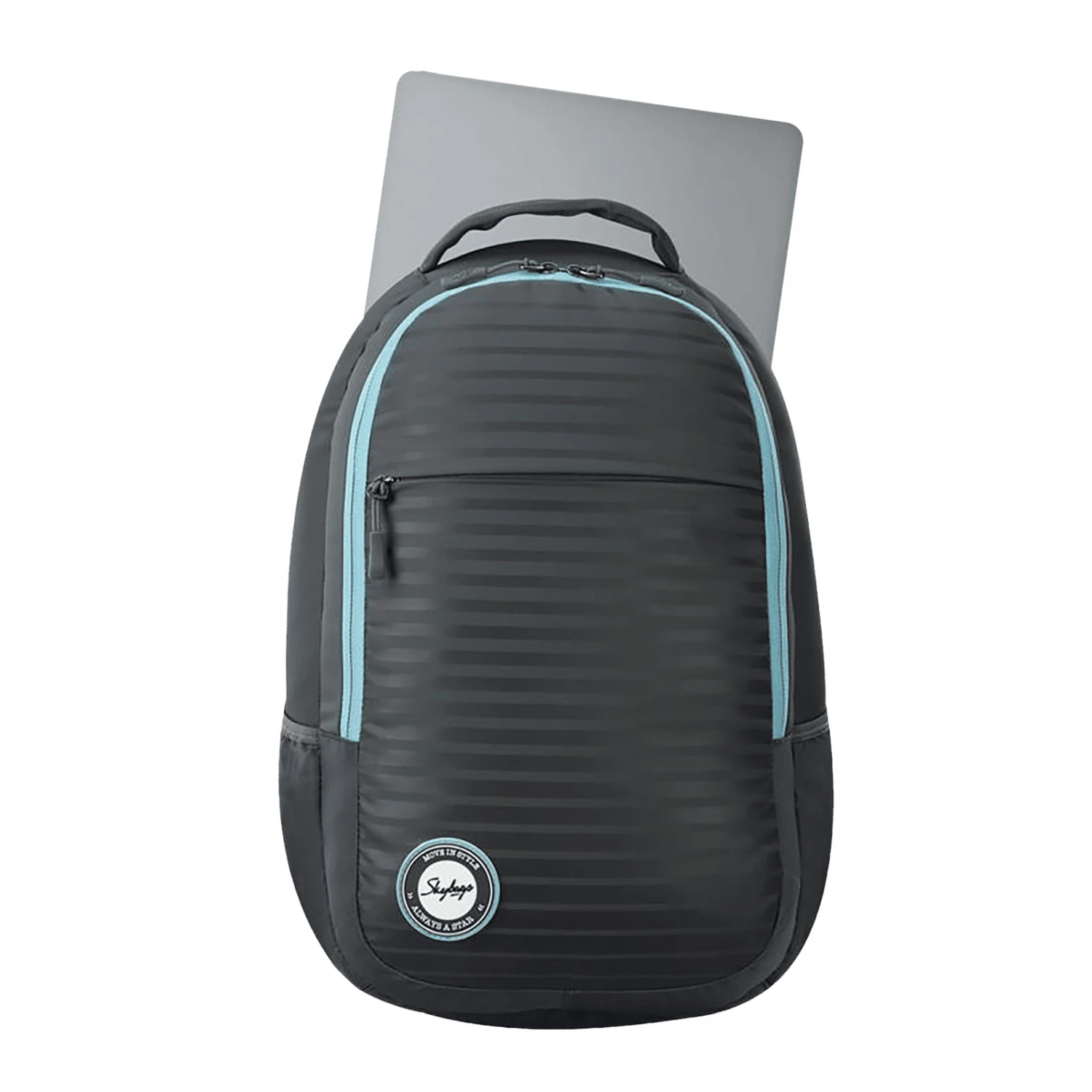 Skybags Campus 01 Polyester Laptop Backpack For 15.6 Inch Laptop (30 L, With Rain Cover, Grey) 8 Skybags Campus 01 Polyester Laptop Backpack For 15.6 Inch Laptop (30 L, With Rain Cover, Grey) - Image 6